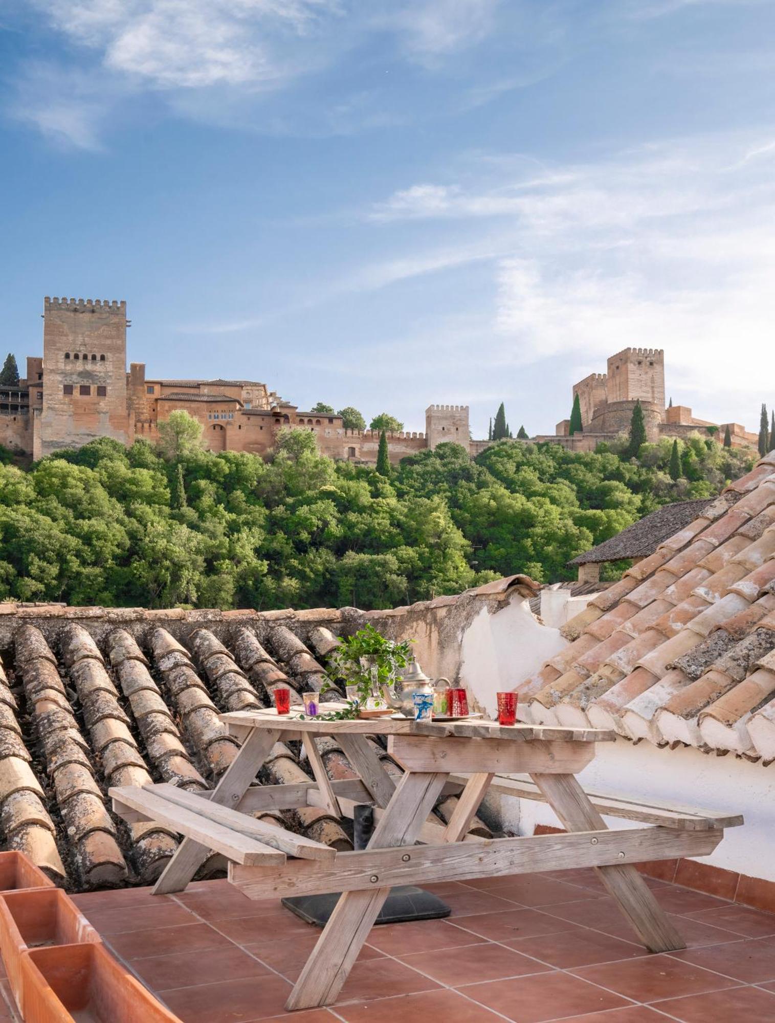 El Rincon Nazari - Vistas A La Alhambra Y Terraza Apartment Granada Ngoại thất bức ảnh