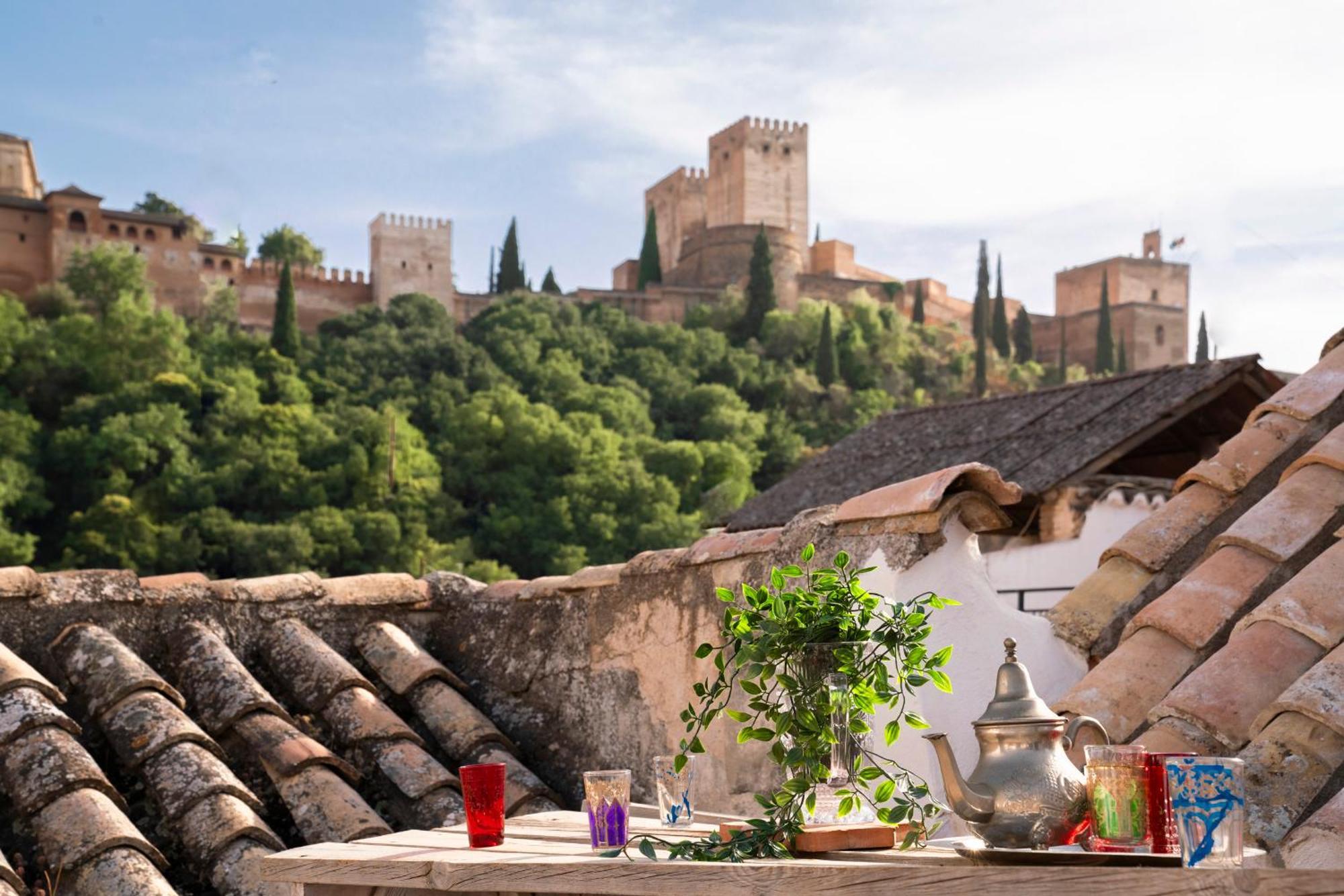 El Rincon Nazari - Vistas A La Alhambra Y Terraza Apartment Granada Ngoại thất bức ảnh